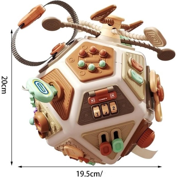 Фото - Бизиборд-куб Smart Baby Мяч (6928270764788)